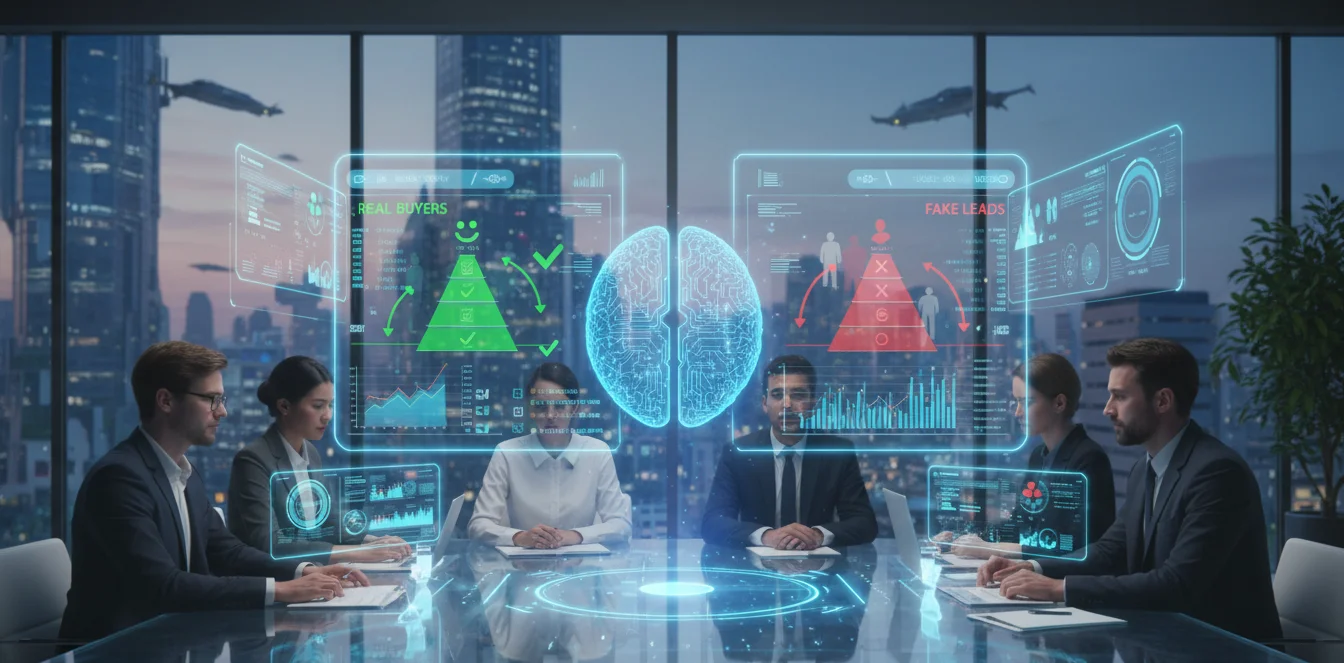 Can AI Identify Real Buyers from Fake Leads Automatically