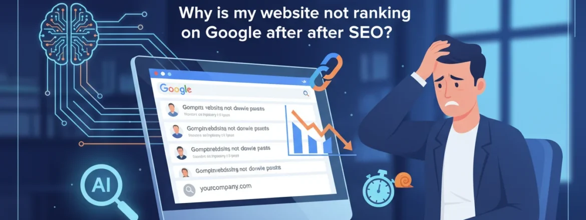 Why is my website not ranking on Google after SEO