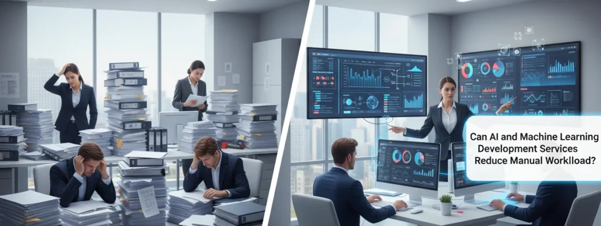 Can AI and Machine Learning Development Services Reduce Manual Workload