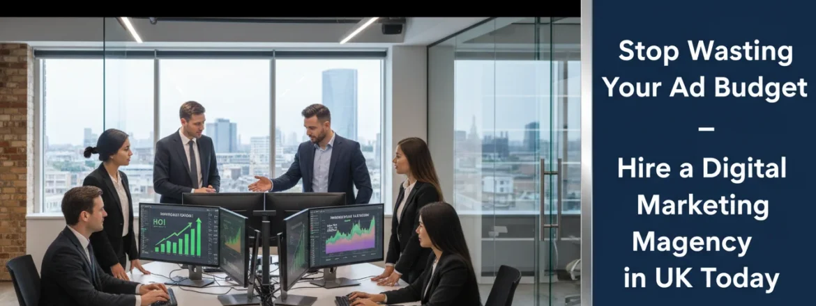 Why Are UK Businesses Wasting Ad Budget Hire a Digital Marketing Agency in UK
