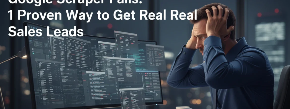 Why Does Google Scraper Fail to Deliver Real Sales Leads
