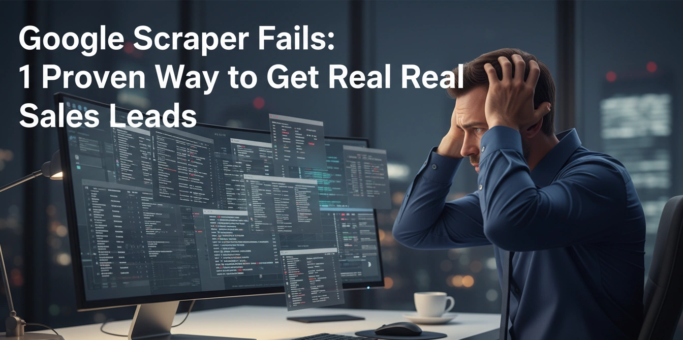 Why Does Google Scraper Fail to Deliver Real Sales Leads