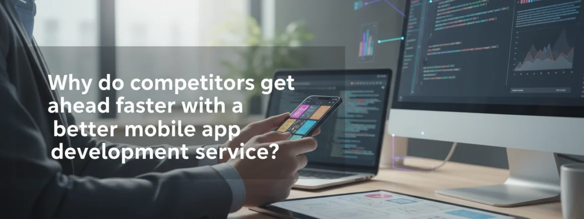 Why do competitors get ahead faster with a better mobile app development service