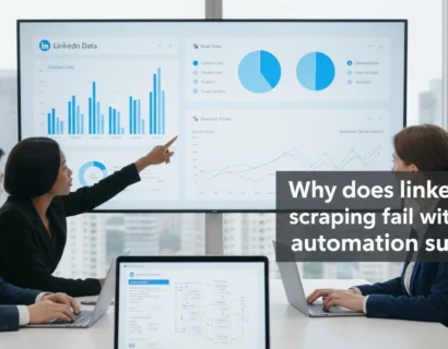 Why does linkedin data scraping fail without expert automation support