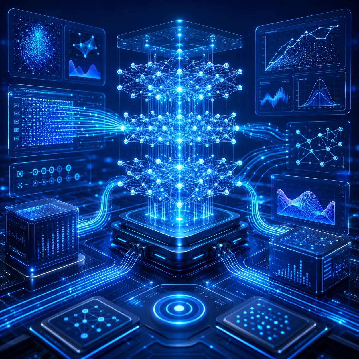 Futuristic neural network data center