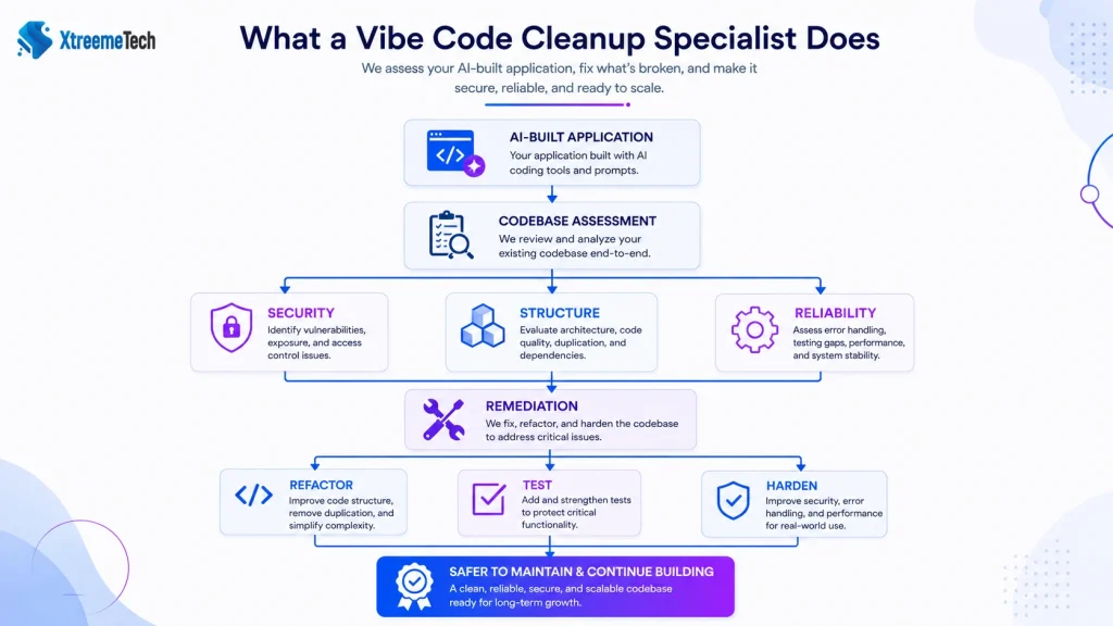 What a Vibe Code Clean Up Specialist Does